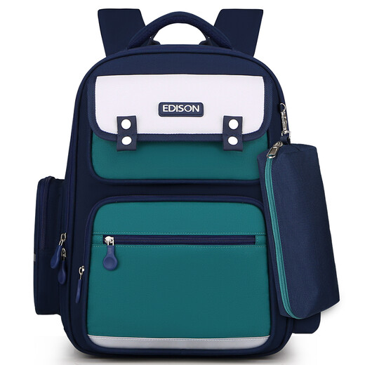 Edison Edison primary school bag spine protection and burden reduction reflective large capacity waterproof and anti-fall children's backpack 2213-1