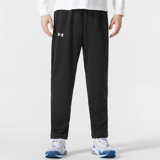 Under Armor autumn men's sweatpants quick-drying breathable training running fitness casual sports pants black 23600703-001 L