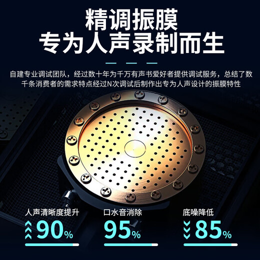 Onedy Core Upgrade Audiobook Special Recording Equipment Professional Set Himalayan Dubbing Microphone Online Class Game Live Noise Canceling Microphone USB Computer Mobile Universal Pro Upgraded Version - Charge and Use Set Professional Recording - Noise Reduction Card