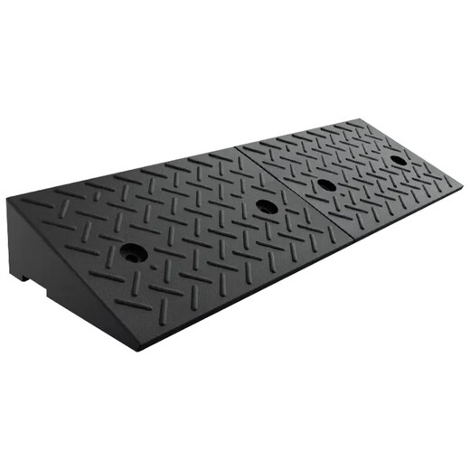 Zuoyou Zhonggong step slope mat 100*30*14cm curb slope mat rubber plastic car curb slope threshold climbing step mat