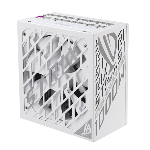 ASUS ROG STRIX Platinum Thunder Eagle 1000W white gallium nitride power supply ATX3/graphics card priority voltage stabilization/all Japanese capacitors/full module/adapted to 40/50 series graphics cards