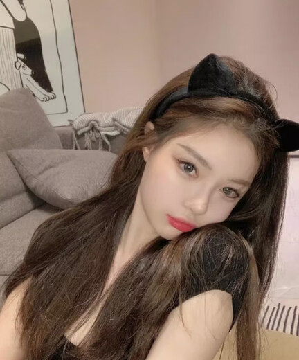 Ombi bear gold velvet cat ear headband for women, cute, super cute and sweet, cute headband, face wash hairpin, hair clip, black