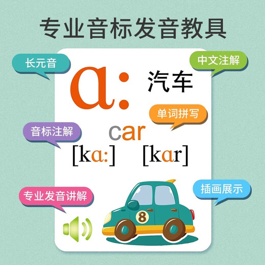 Leleyu smart English learning machine children's toys early education wall chart English alphabet phonetic symbols audio point reading birthday gift