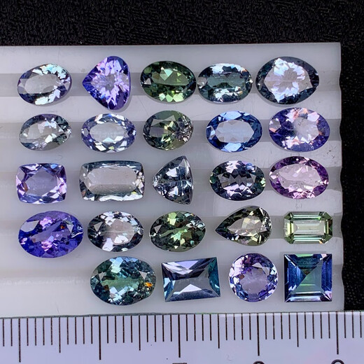 Weici natural Tanzania unburned tanzanite loose stone ring earrings bracelet 5#1.07