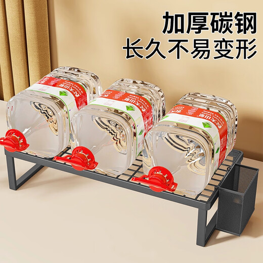 聚骊汇电脑支架笔记本支撑架烧烤架家用台式显示器散热架桌面增高架 暗黑中号【标准】