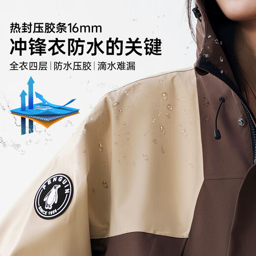 Camel Dragon Jacket Wang Junkai Same Style Men and Women's Outdoor Splash-Resistant Leisure Sports Mountaineering and Tibet Clothing Phantom Black Three-in-One Men's and Women's Same Style 730A XL