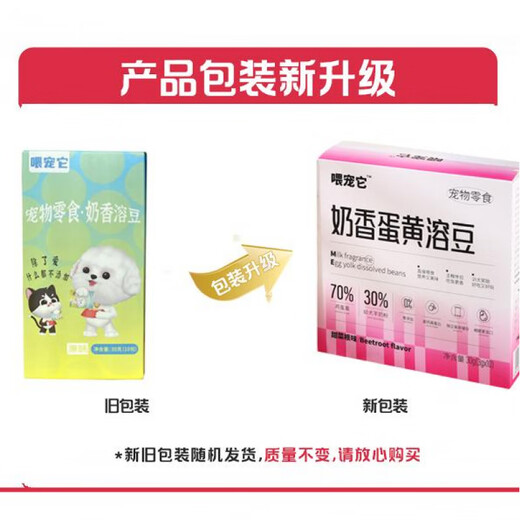 OIMG feeds your pet milk-flavored soluble beans for more than one and a half months and consumes goat milk powder and egg yolk to make rewards 30.00g one box mixed with 3 boxes ()