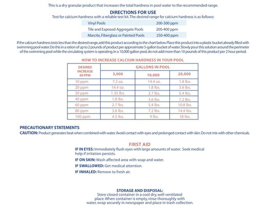 Pool MateMate 12804B Calcio para piscina, 4 libras 8 libras 12808B