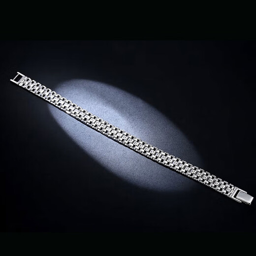 Aoxi platinum bracelet men's PT950 platinum bracelet thick and wide car flower watch with watch chain for boyfriend 25.63 grams - length 17-23 cm leave a message