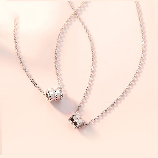 Saturday Fortune 950 platinum small waist necklace women's clavicle chain 520 birthday gift for girlfriend, platinum suitable for platinum
