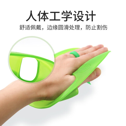 Tlxt Training Swimming Tebbed Freestyle Resistance Strenza de resistencia del hombro Equipo de remo de niños adultos Illuminado verde (translúcido) XS