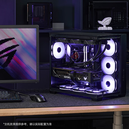 ASUS ROG family bucket RTX5090D graphics card/5080 host AMD Ryzen 9950X3D/R7 9800X3D game design desktop computer host complete machine DIY assembly machine with two R7 9800X3D+RTX5080 agent