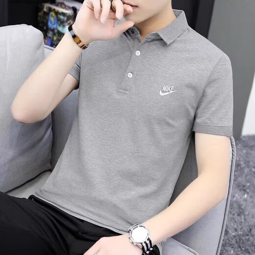 耐克（NIKE）短袖2025新款透气圆领时尚潮流休闲运动健身训练舒适T恤 FN3895-063 S