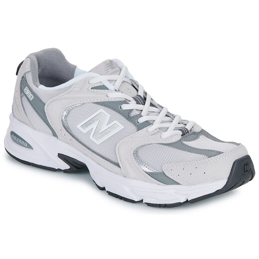 NEW BALANCE Men's and Women's Low-top Sports Casual Shoes 530 Series Breathable Training Shoes Gray 2025 Spring and Autumn Gray 36