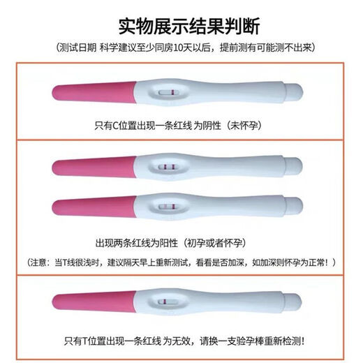 Huiyun Confidential Delivery Pregnancy Test Stick Early Pregnancy Test Paper Accurate Test Paper High-Precision Pregnancy Test Pregnancy Test Female Test Pregnancy Pen 5 Early Pregnancy Test Paper + Urine Cup