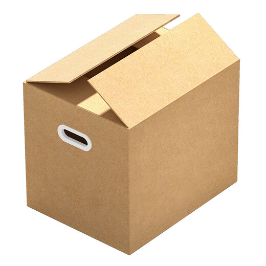 Yechi Moving Carton Next Day Delivery Thickened High Load-bearing Five-Layer Express Logistics Packing Box Carton Carton Customized Plastic Buckle Handles Thickened 60*40*50cm Commonly Used for Moving
