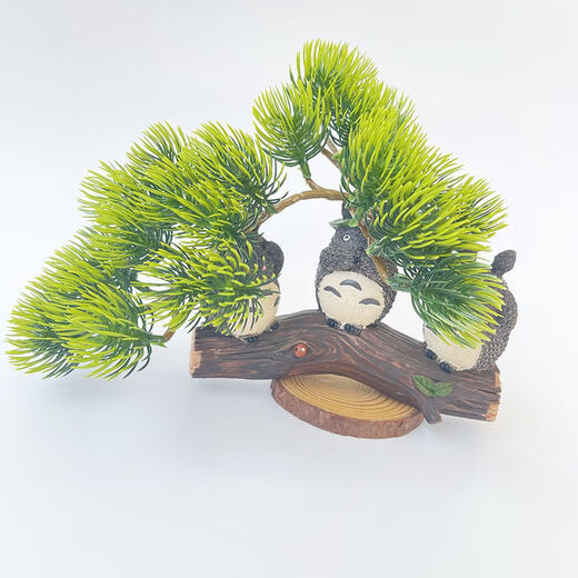 Simulated pine needles, thuja branches, fake flowers, pine trees, beauty pine plastic flower scenery, plant wall flower arrangements, 2 small beauty pine trees