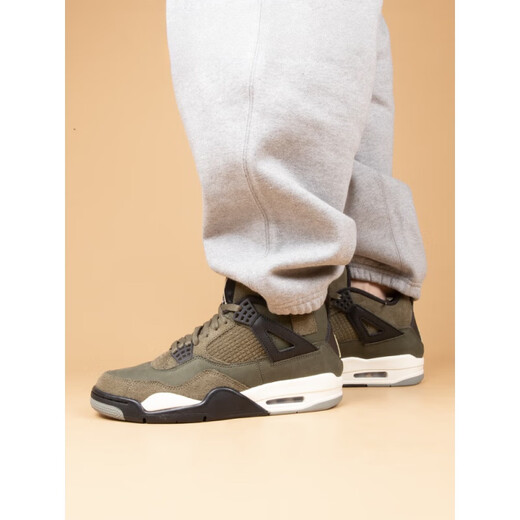 Nike Air Jordan 4 AJ4 Military Green High Top Retro Basketball Schuhe FB9927-200 FB9928-200 GS 36