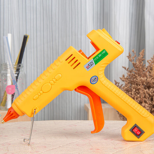 Wen Yijia customized 200W high-power hot melt glue gun brand industrial-grade assembly line fast melting high-temperature sol stick gun glue gun + viscosity-increasing transparent stick *10 items
