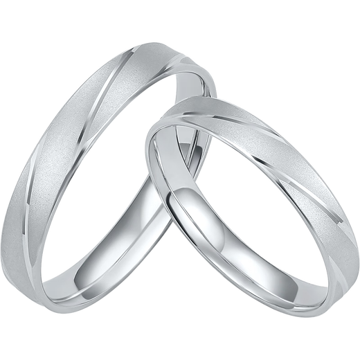 Saturday Fu PT950 platinum ring Love has no end for couples, single ring, size 14 for women, about 3.07g
