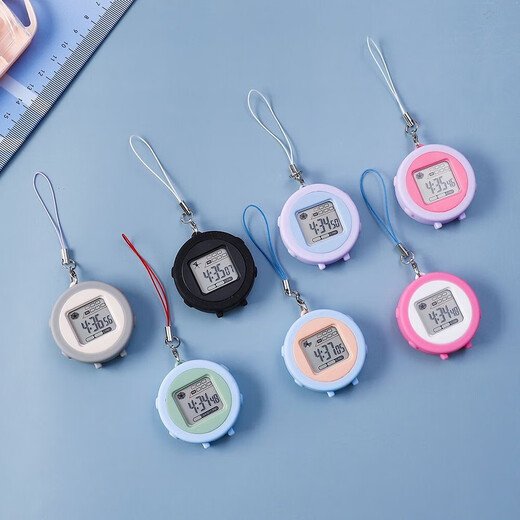 Clock wall watch mini wall watch portable student electronic watch work study exam clock timetable silent luminous watch Jingdong Express ordinary non-luminous model