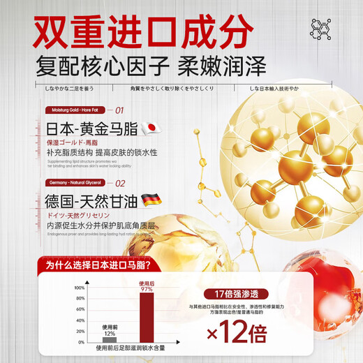 BEAUTY NOTES Japanese Horse Oil Foot Mask Foot Mask Cover Heels Cracked Exfoliation Dead Skin Calluses Foot Cover Rejuvenation Moisturizing