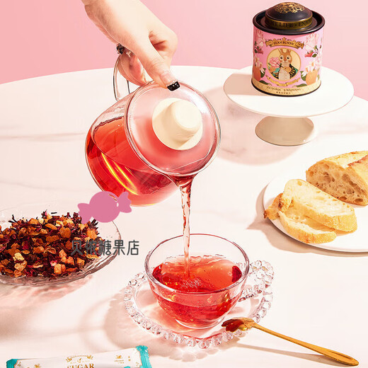 Blan Bunny Blan Bunny's Tea Victoria Wedding Flower and Fruit Tea Girly Tea Drink Fruit Tea Flower Tea 1 can