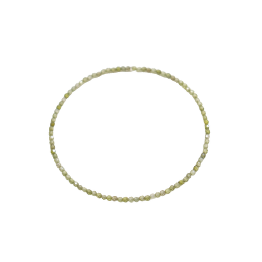 Shien Austrian ultra-fine crystal zircon bracelet light luxury texture olive green grape purple colorful bracelet spring grass is grass color green 13cm