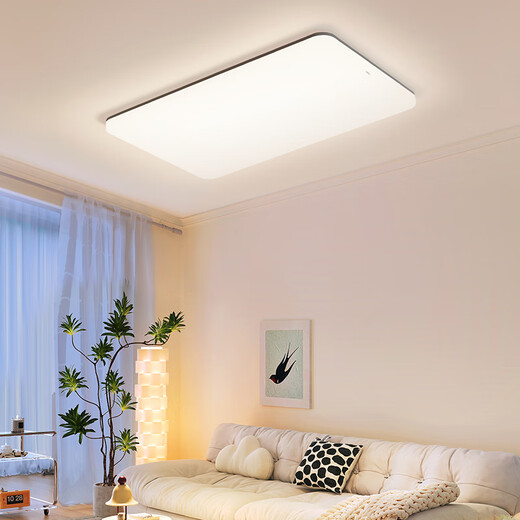 OPPLE full spectrum eye protection ceiling lamp living room lamp smart LED lighting fixture simple and elegant package installation Ningyue 4 Black