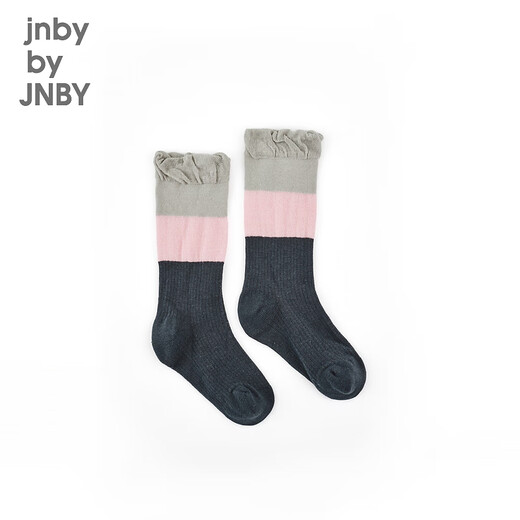 
jnby by JNBY Jiangnan Buyi Children's Clothing Mohair Wool Spliced ​​High Tube Socks Fashionable Autumn and Winter Girls and Children 6O9N13280 686/light pink/light pink 7 5-7 years old