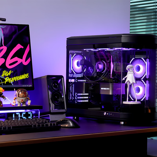 MSI Core i5 12600KF/RTX4060/4060TI/4070S/5060Ti sea view room game console computer desktop discount subsidy assembly computer DIY host with two i5-12600KF + MSI RTX4060