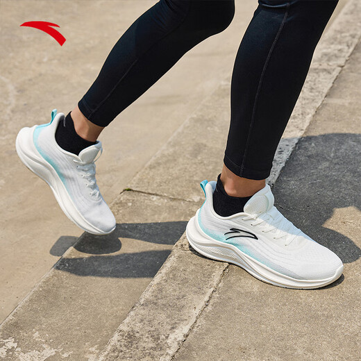 ANTA lightweight running shoes for men, shock-absorbing mesh, breathable and wear-resistant sports shoes, soft soles, comfortable jogging shoes, running shoes