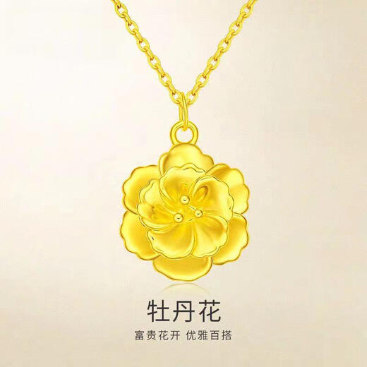 Shien gold-plated necklace for women 2024 new gold pendant plated 18K color gold clavicle chain new Möbius ring necklace