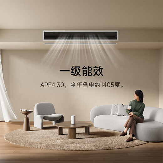Xiaomi (MI) Mijia 3 HP, first-class energy efficiency, one-to-one duct machine, central air conditioner 75FW-OC20/N2B1 2025 standard model, national subsidy, ten-year warranty for the whole machine