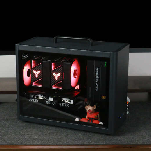 AMD R5 5600/RX7650GRE/6500XT mini host ITX complete portable DIY computer assembly machine desktop mini office desktop AI PC computer configuration four | R5 5600/RX7650GRE