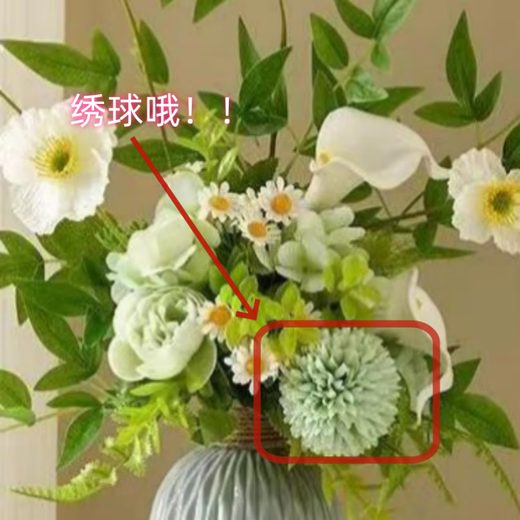 MPPMCK light luxury ins style simulated flower art ornaments simulated green plants young people desktop flower arrangement floral decoration cardamom year bouquet single bouquet hydrangea