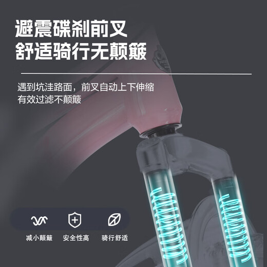 FOREVER (FOREVER) children's bicycles, boys and girls, children's bicycles, 22-inch bicycles, 7-speed silver