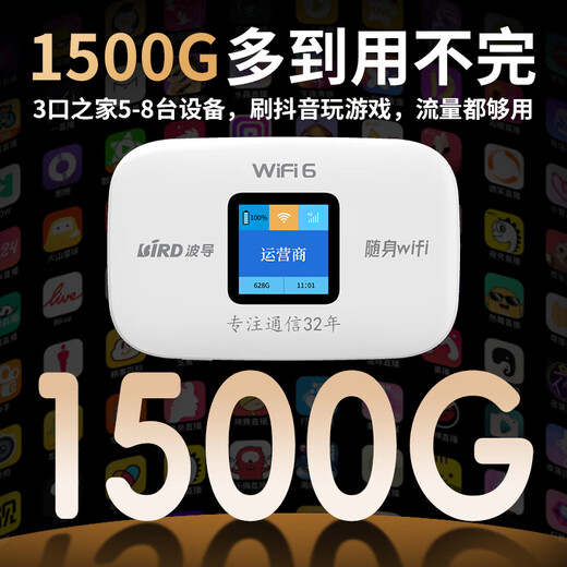 Bird portátil wifi6 oficial auténtico 2025 nueva selección de red inteligente wifi portátil móvil top ten rankings estudiantes oficina selección de red inteligente coche portátil inalámbrico modelo insignia 3000 mAh selección de red inteligente WiFi6