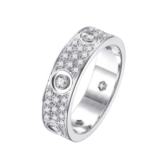 Fujiu Jewelry customized 18k gold ring for men and women rose gold color love classic wide and narrow version couple ring wedding deposit balance