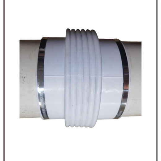 PVC Elbow Water Supply Pipe Accessories 90 Degree Right Angle Elbow 75 110 160 PVC Pipe Joint Drainage Pipe Universal Soft Joint Soft Connection Quick Union High Quality Silicone (Thickened) Clamp Inner Diameter 110 mm Length 140 mm