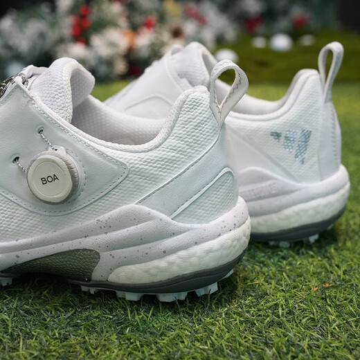 Adidas (adidas) new golf shoes for men, lightweight and breathable CODECHAOS BOA stable professional sports shoes for men, silver/ID8605, it is recommended to go up one size to size 42