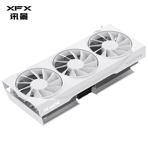讯景（XFX）AMD RADEON RX 9070 雪狼 16GB 白色 全新电竞游戏设计智能学习台式电脑独立显卡 RX9070雪狼