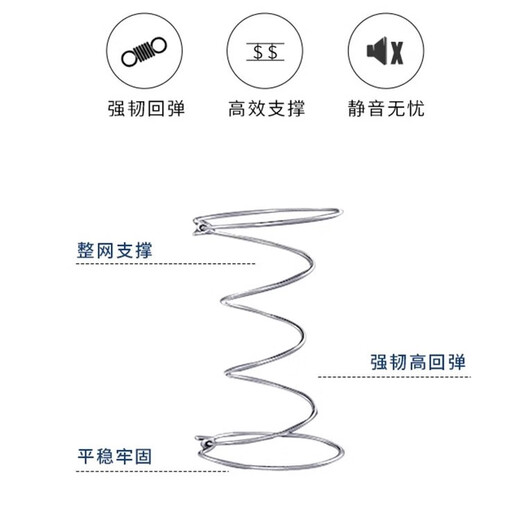 慕思（de RUCCI）弹 簧床垫10厘米15cm厚12/十/10公分薄款席梦思独立袋装弹簧床垫 12cm厚静音弹簧+乳胶+防螨面料  1350mm*1900mm