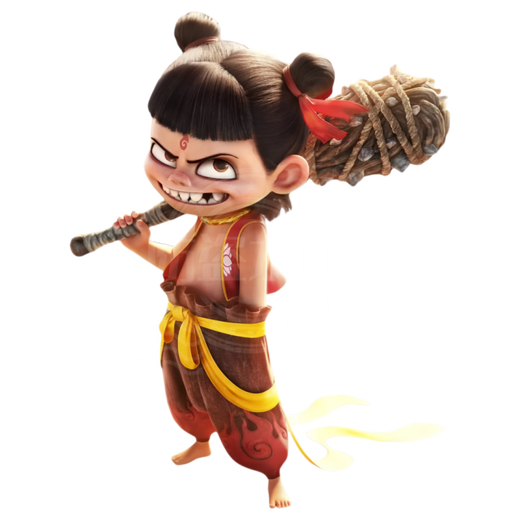 Nezha: The Devil's Sea's Sea Nezha Sticker personnalisé cool et dessin animé Maulle de salle de bain Portes en verre et fenêtres Autocollant imperméable Nezha Sticker KY844-5 (avec adhésif auto-adhésif) 50 cm de haut (imperméable et protection solaire)
