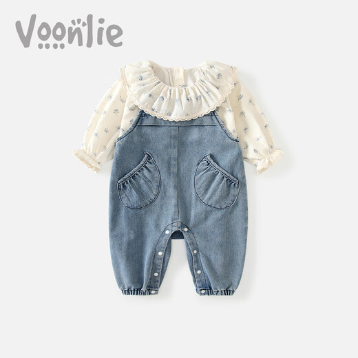Fanhunting Girls Overalls Suit Autumn 2025 New Baby Fashionable Clothes Baby Two-piece Set Spring and Autumn