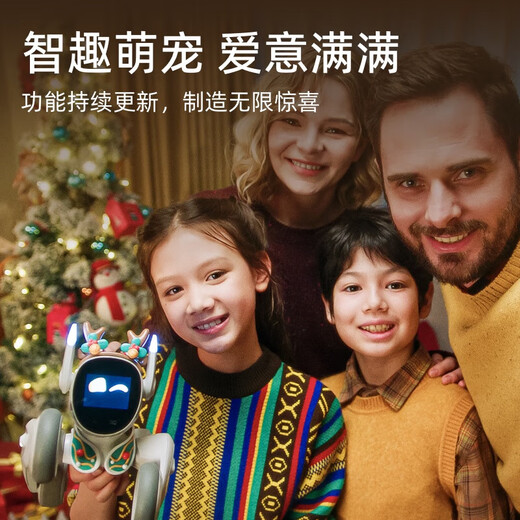 Loona Intelligent Machine Dog Children's Learning Robot Cloud Command Robot Toys Robot Toys Hogar Hogar Voice Voice Regalos de juguete interactivos de alta tecnología Estándar [Loona Robot + Game Props]