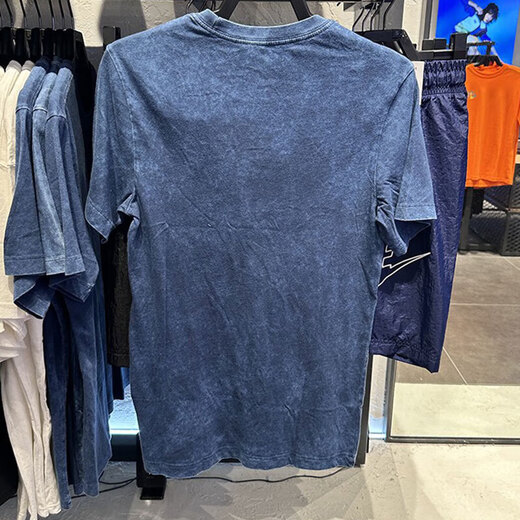 耐克（NIKE）短袖男装 夏季新款运动健身训练跑休闲透气百搭宽松圆领T恤上衣 FD1283-410 M
