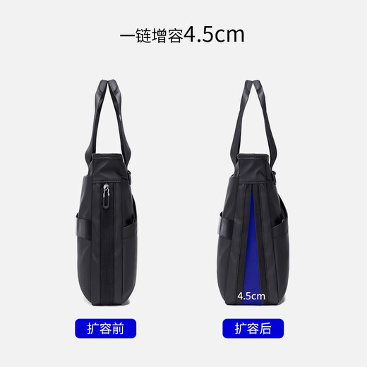 POLO business briefcase men's expandable handbag 14/15.6 inch computer bag shoulder bag gift for boyfriend