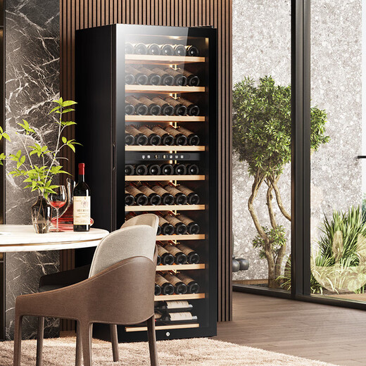 Vincase wine cabinet constant temperature wine cabinet air-cooled constant temperature moisturizing wine refrigeration storage display cabinet multi-functional household refrigerator sake beer cold bar foreign wine tea cabinet single temperature | fixed frequency | full version 256L thin section