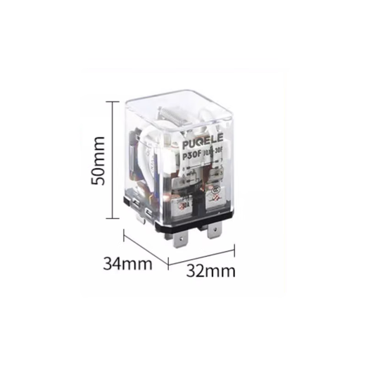 PUQELE single relay 2 open 2 closed 30A DC24V 1 piece minimum order quantity 50